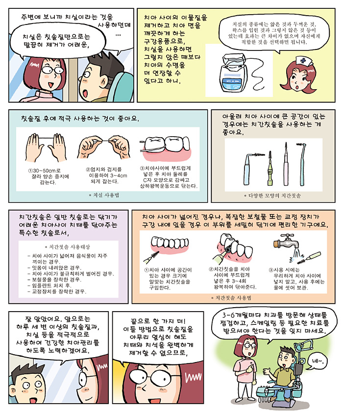 올바른 치아관리