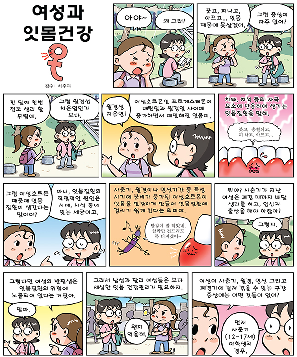 여성과 잇몸건강